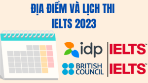 Cập nhật lịch thi ielts 2023 mới nhất số 1