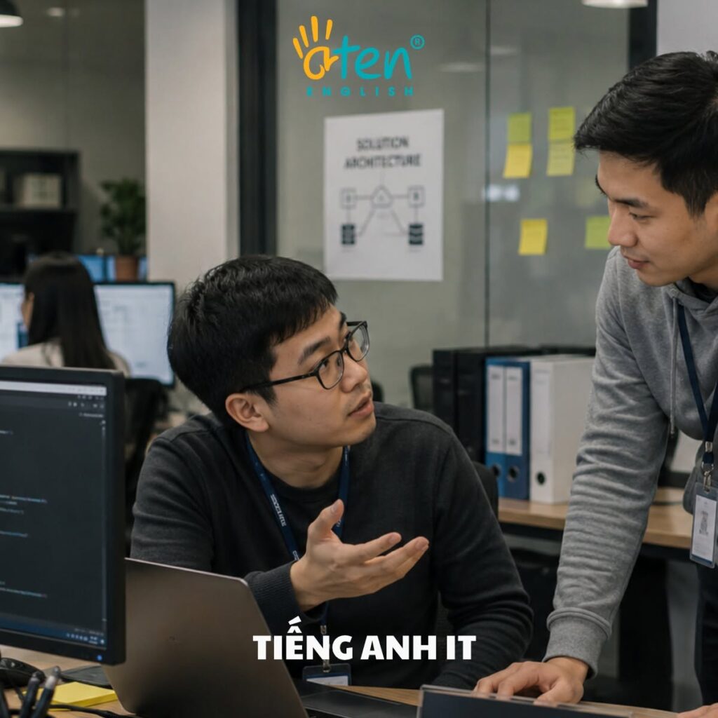 "Nhiều developer cải thiện speaking tự nhiên hơn khi được luyện communication theo workplace scenario thực tế."