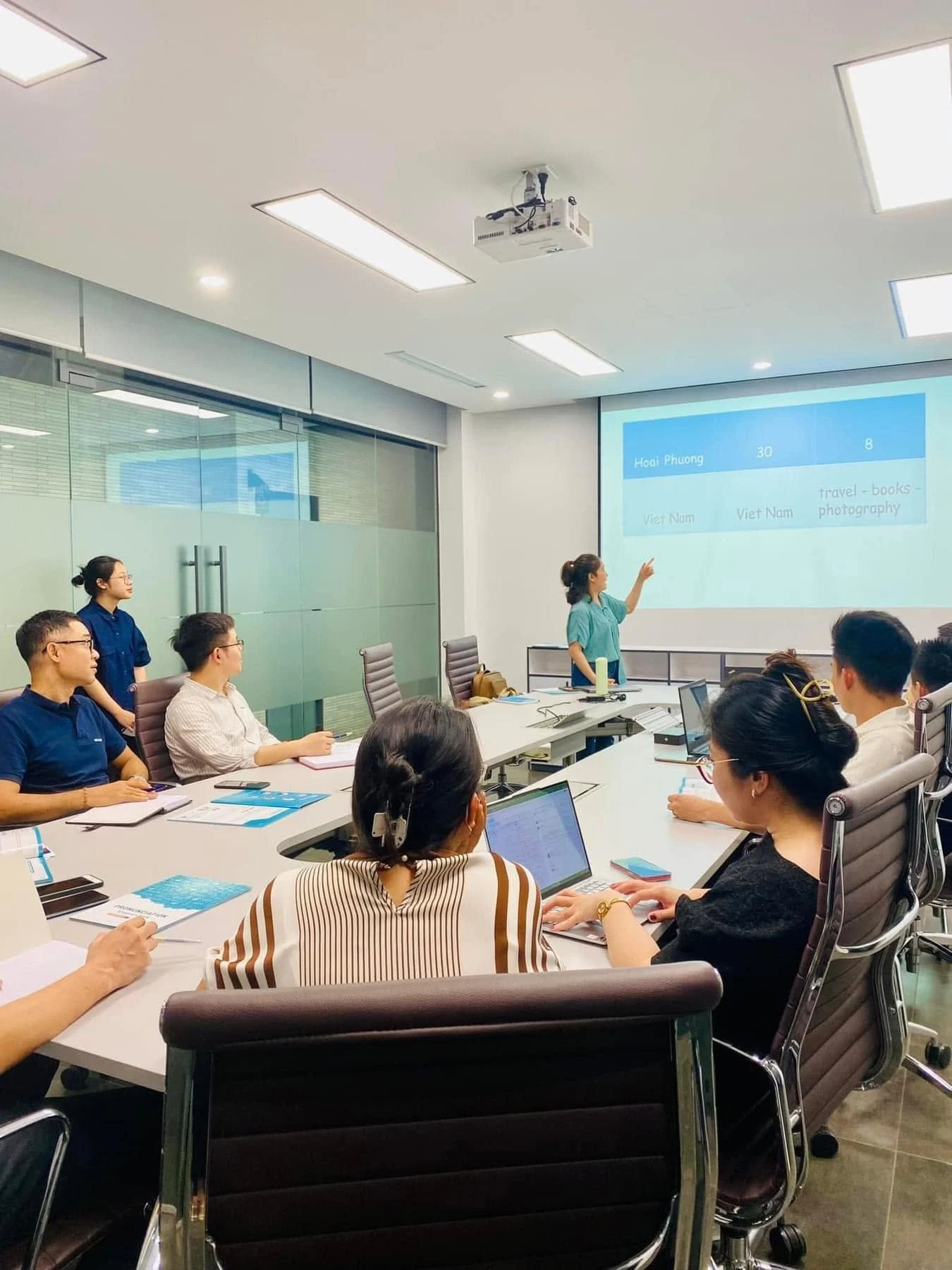 Hoạt động học tiếng Anh trong chương trình đào tạo doanh nghiệp của Aten
